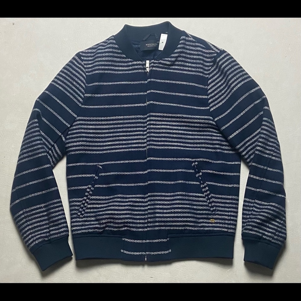 SCOTCH & SODA Knit Bomber Jacket Small NWOT